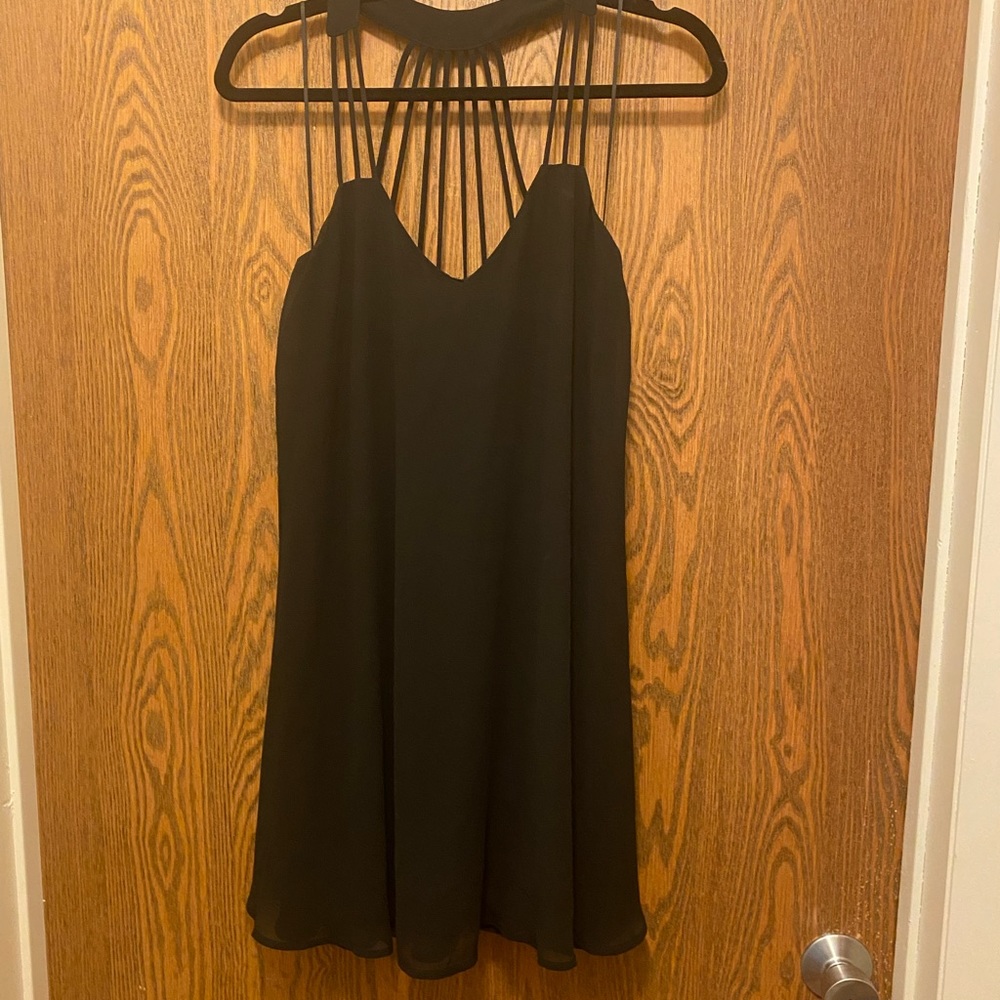 EXPRESS BLACK STRAPPY DRESS